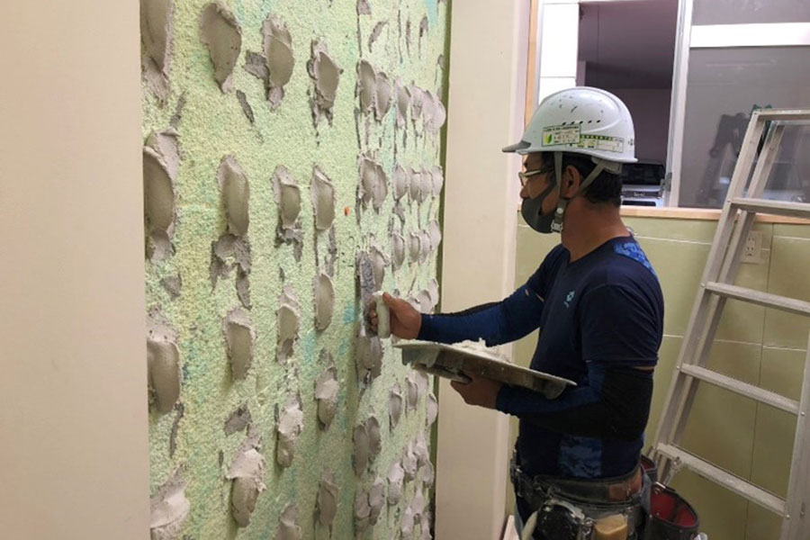 ボード工事写真