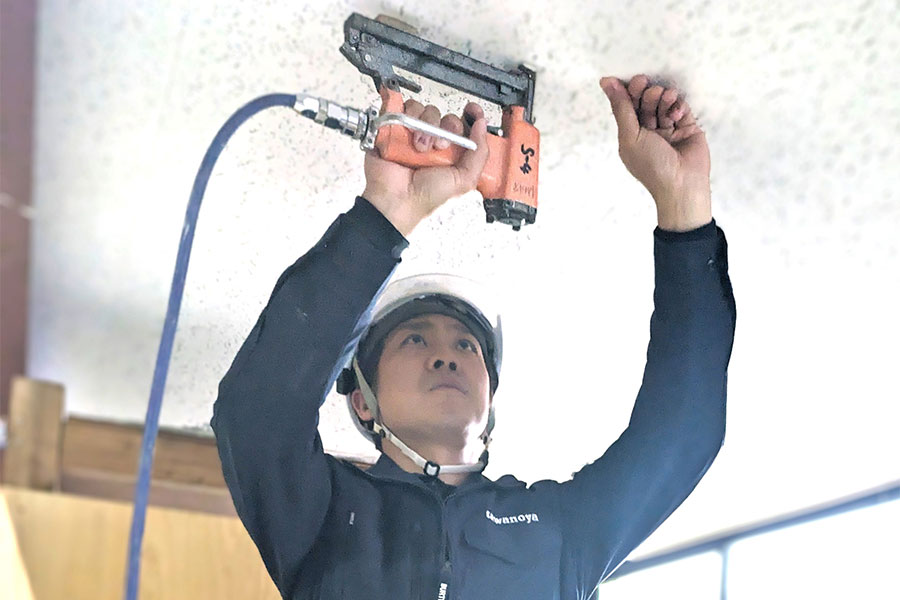 ボード工事写真